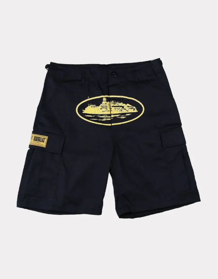 Short Corteiz Guerillaz 21′ Noir/Jaune