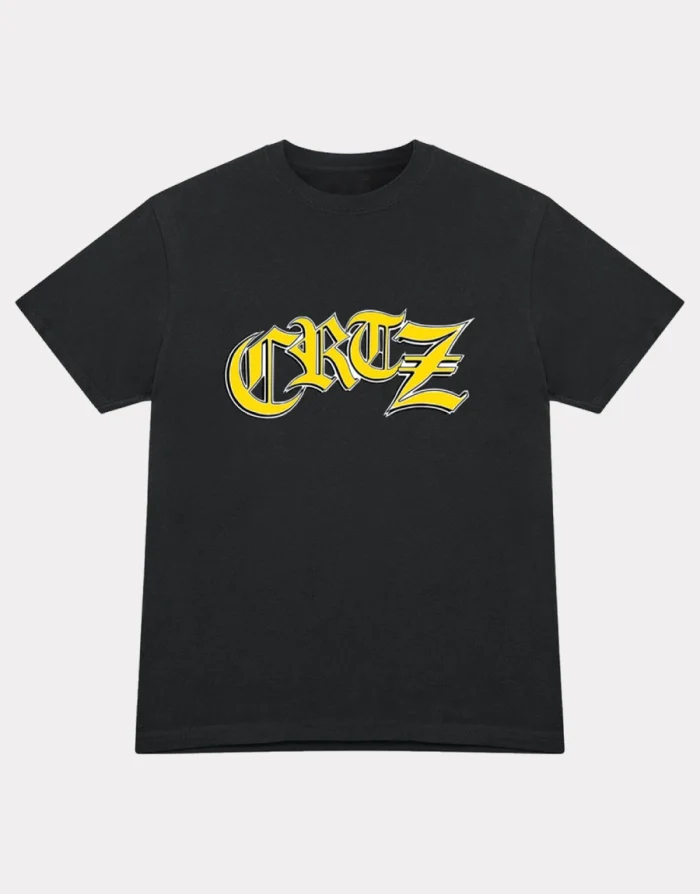 T-Shirt Corteiz vieux anglais noir