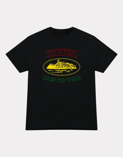 T-shirt Corteiz OG Carni Alcatraz Noir