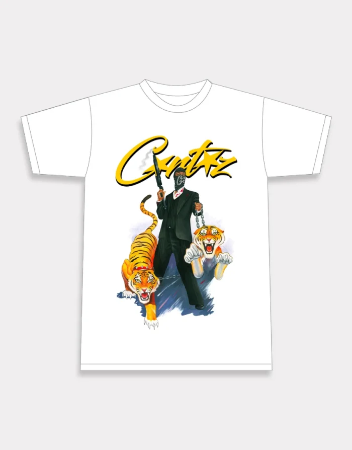 T-shirt Corteiz Scareface Blanc