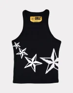 Top Femme Corteiz 4Starz Motion Noir